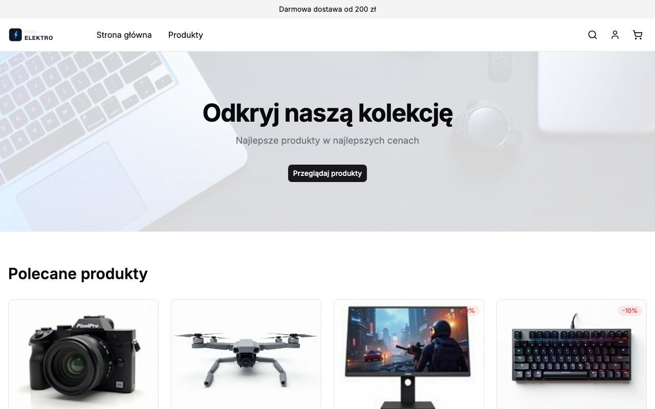 TechZone — electronics store